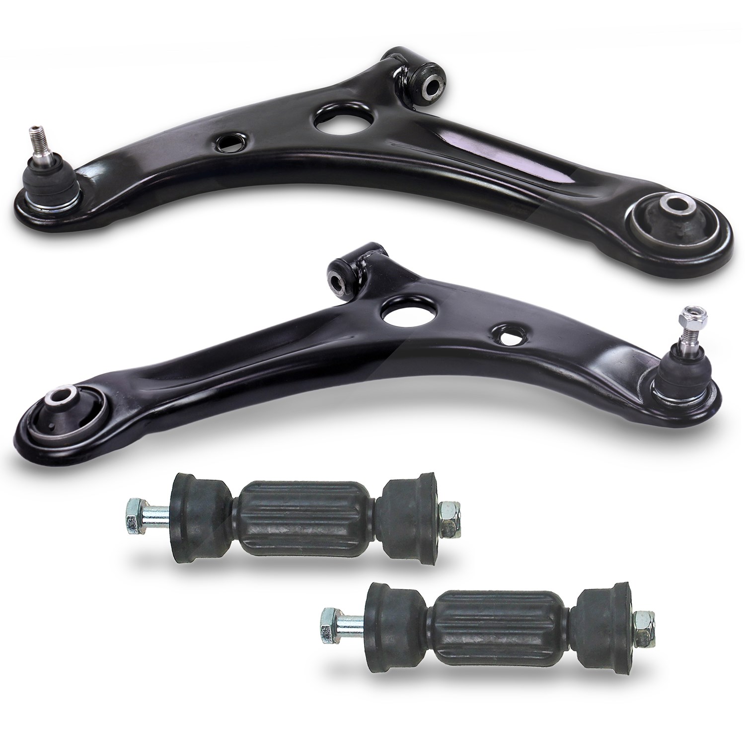 Bestprice 2x Querlenker + 2x Koppelstange vorne [Hersteller-Nr. 40379552] für Mitsubishi