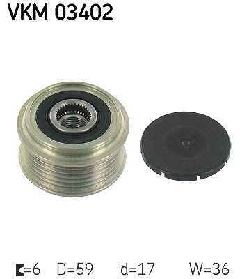 Skf Generatorfreilauf [Hersteller-Nr. VKM03402] für Ford