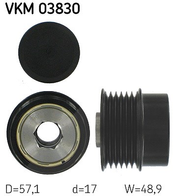 Skf Generatorfreilauf [Hersteller-Nr. VKM03830] für Dodge, Fiat, Lancia, Jeep, Chrysler