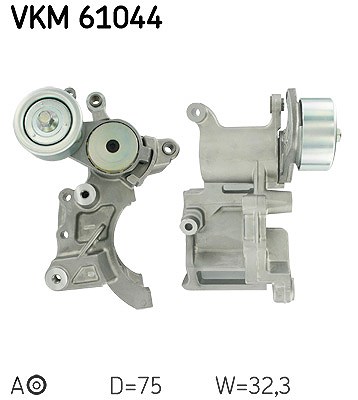 Skf Spannrolle, Keilrippenriemen [Hersteller-Nr. VKM61044] für Toyota