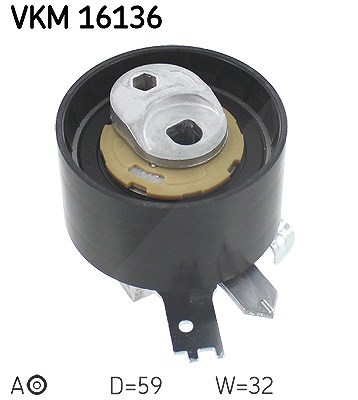 Skf Spannrolle, Zahnriemen [Hersteller-Nr. VKM16136] für Mercedes-Benz, Renault, Nissan, Dacia, Infiniti