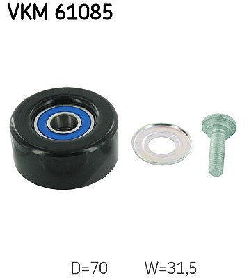 Skf Umlenk-/Führungsrolle, Keilrippenriemen [Hersteller-Nr. VKM61085] für Toyota