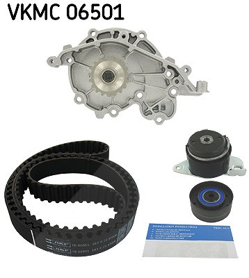 Skf Wasserpumpe + Zahnriemensatz [Hersteller-Nr. VKMC06501] für Renault