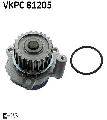 Skf Wasserpumpe [Hersteller-Nr. VKPC81205] für Audi, Skoda, Seat, VW
