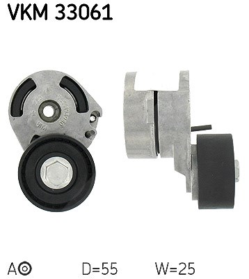Skf Spannrolle, Keilrippenriemen [Hersteller-Nr. VKM33061] für Citroën, Peugeot, Ford, Mazda