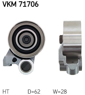 Skf Spannrolle, Zahnriemen [Hersteller-Nr. VKM71706] für Toyota