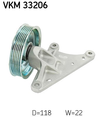 Skf Umlenk-/Führungsrolle, Keilrippenriemen [Hersteller-Nr. VKM33206] für Peugeot, Citroën