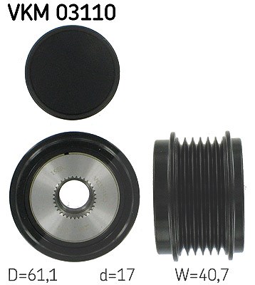 Skf Generatorfreilauf [Hersteller-Nr. VKM03110] für Audi, Cupra, VW, Skoda, Seat