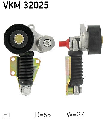 Skf Spannrolle, Keilrippenriemen [Hersteller-Nr. VKM32025] für Alfa Romeo, Lancia, Fiat