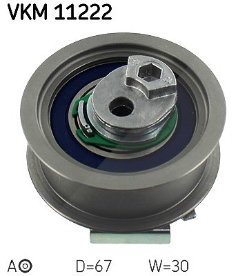 Skf Spannrolle, Zahnriemen [Hersteller-Nr. VKM11222] für Audi, Seat, VW, Skoda