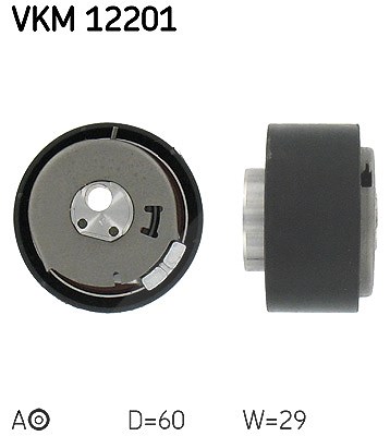 Skf Spannrolle, Zahnriemen [Hersteller-Nr. VKM12201] für Lancia, Jeep, Alfa Romeo, Vauxhall, Abarth, Opel, Chrysler, Fiat