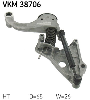 Skf Spannrolle, Keilrippenriemen [Hersteller-Nr. VKM38706] für Mini