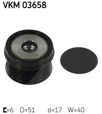 Skf Generatorfreilauf [Hersteller-Nr. VKM03658] für Volvo, Ford