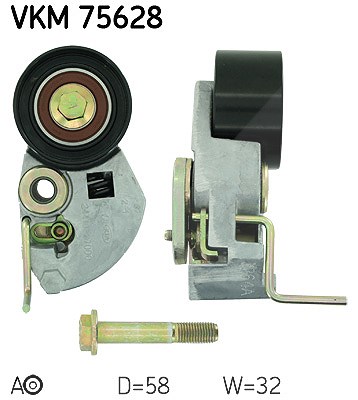 Skf Spannrolle, Zahnriemen [Hersteller-Nr. VKM75628] für Hyundai, Kia