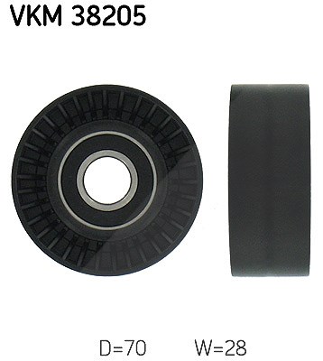 Skf Umlenk-/Führungsrolle, Keilrippenriemen [Hersteller-Nr. VKM38205] für BMW