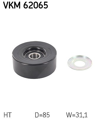 Skf Spannrolle, Keilrippenriemen [Hersteller-Nr. VKM62065] für Nissan