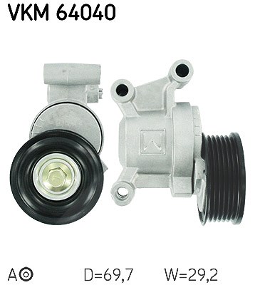 Skf Spannrolle, Keilrippenriemen [Hersteller-Nr. VKM64040] für Mazda