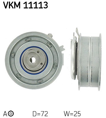 Skf Spannrolle, Zahnriemen [Hersteller-Nr. VKM11113] für VW, Seat, Audi, Skoda