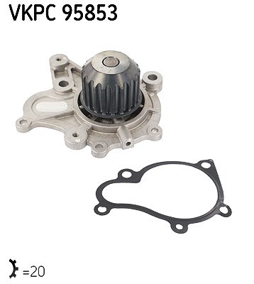 Skf Wasserpumpe [Hersteller-Nr. VKPC95853] für Hyundai, Kia