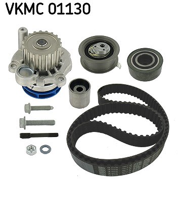 Skf Wasserpumpe + Zahnriemensatz [Hersteller-Nr. VKMC01130] für Skoda, VW, Seat