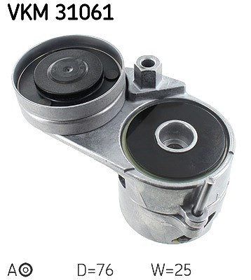 Skf Spannrolle, Keilrippenriemen [Hersteller-Nr. VKM31061] für VW, Audi, Skoda