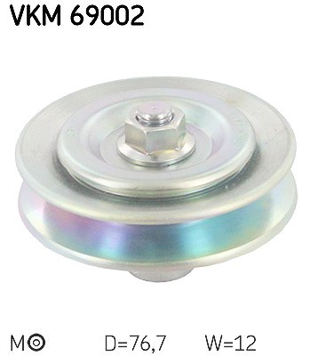 Skf Spannrolle, Keilriemen [Hersteller-Nr. VKM69002] für Isuzu