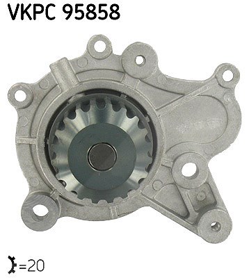 Skf Wasserpumpe [Hersteller-Nr. VKPC95858] für Hyundai