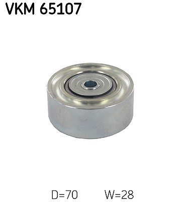 Skf Umlenk-/Führungsrolle, Keilrippenriemen [Hersteller-Nr. VKM65107] für Mitsubishi