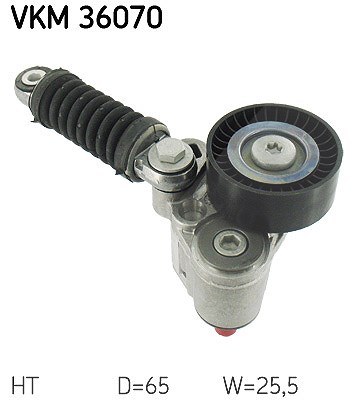 Skf Spannrolle, Keilrippenriemen [Hersteller-Nr. VKM36070] für Renault