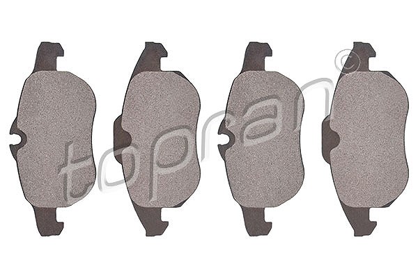 Topran Bremsbeläge vorne (Satz) [Hersteller-Nr. 207473] für Vauxhall, Fiat, Opel