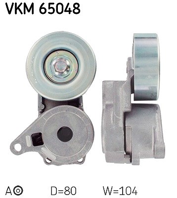 Skf Spannrolle, Keilrippenriemen [Hersteller-Nr. VKM65048] für Mitsubishi