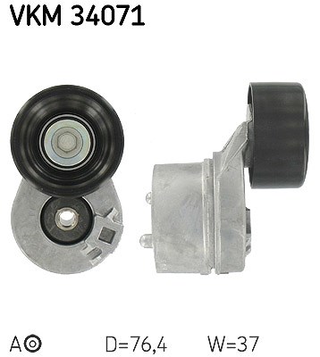 Skf Spannrolle, Keilrippenriemen [Hersteller-Nr. VKM34071] für Ford