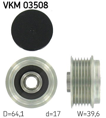 Skf Generatorfreilauf [Hersteller-Nr. VKM03508] für Vauxhall, Opel