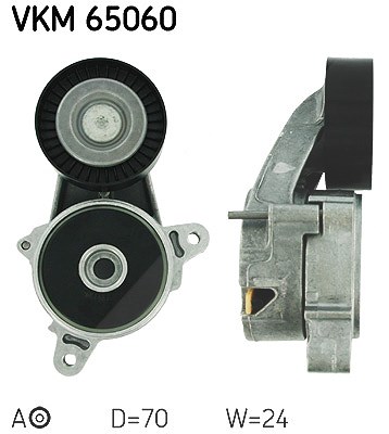 Skf Spannrolle, Keilrippenriemen [Hersteller-Nr. VKM65060] für Dodge, Mitsubishi, Jeep, Chrysler