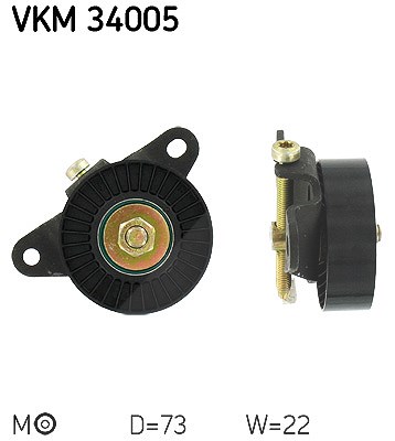 Skf Spannrolle, Keilrippenriemen [Hersteller-Nr. VKM34005] für Ford, Mazda