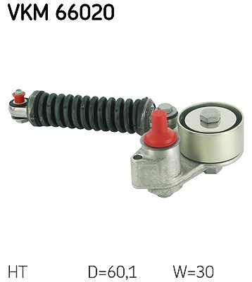 Skf Spannrolle, Keilrippenriemen [Hersteller-Nr. VKM66020] für Suzuki
