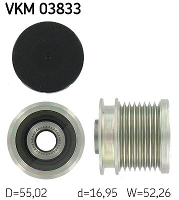 Skf Generatorfreilauf [Hersteller-Nr. VKM03833] für Mercedes-Benz