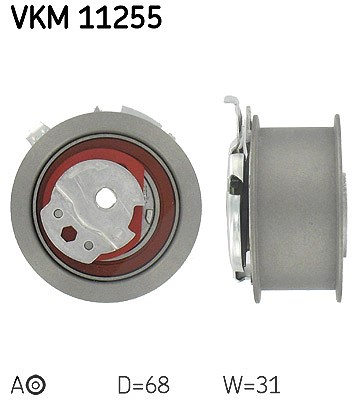 Skf Spannrolle, Zahnriemen [Hersteller-Nr. VKM11255] für Mitsubishi, Audi, Seat, Chrysler, Dodge, VW, Jeep, Skoda