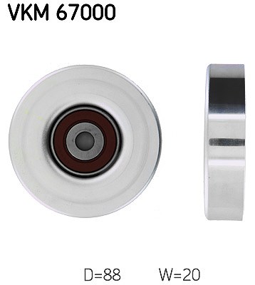 Skf Umlenk-/Führungsrolle, Keilrippenriemen [Hersteller-Nr. VKM67000] für Daihatsu, Toyota