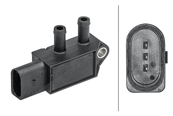 Hella Sensor, Abgasdruck [Hersteller-Nr. 6PP009409-161] für Seat, Skoda, VW, Audi