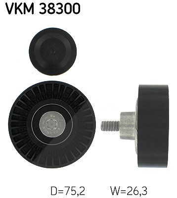 Skf Umlenk-/Führungsrolle, Keilrippenriemen [Hersteller-Nr. VKM38300] für BMW