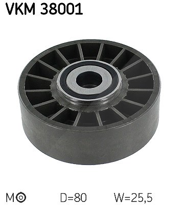 Skf Spannrolle, Keilrippenriemen [Hersteller-Nr. VKM38001] für Daewoo, VW, Mercedes-Benz, BMW