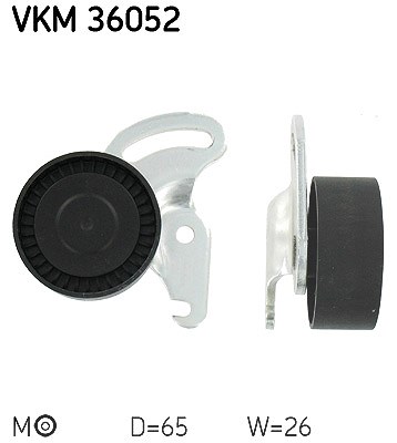 Skf Spannrolle, Keilrippenriemen [Hersteller-Nr. VKM36052] für Renault, Nissan, Dacia