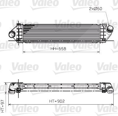 Valeo Ladeluftkühler [Hersteller-Nr. 818246] für Volvo, Ford