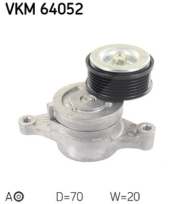 Skf Spannrolle, Keilrippenriemen [Hersteller-Nr. VKM64052] für Mazda