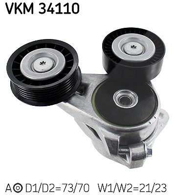 Skf Spannrolle, Keilrippenriemen [Hersteller-Nr. VKM34110] für Ford