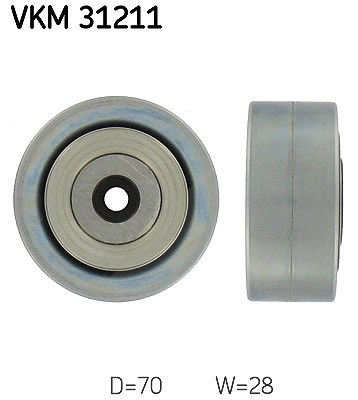 Skf Umlenk-/Führungsrolle, Keilrippenriemen [Hersteller-Nr. VKM31211] für VW, Audi