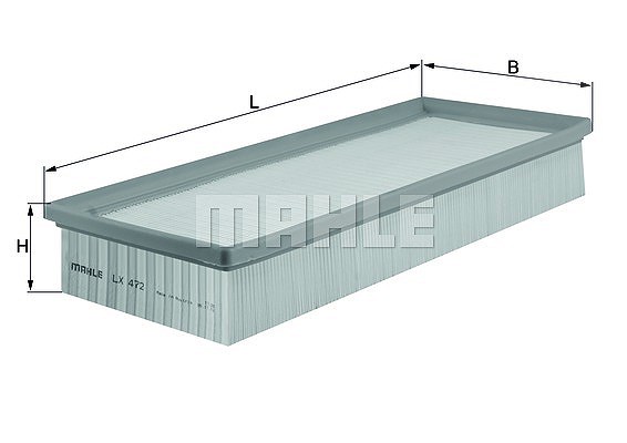 Mahle Luftfilter [Hersteller-Nr. LX472] für Mercedes-Benz