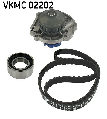 Skf Wasserpumpe + Zahnriemensatz [Hersteller-Nr. VKMC02202] für Fiat