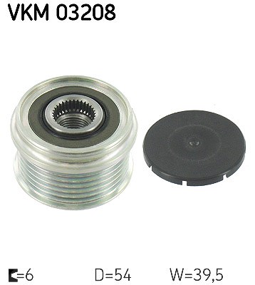 Skf Generatorfreilauf [Hersteller-Nr. VKM03208] für Lancia, Alfa Romeo, Vauxhall, Chrysler, Renault, Fiat, Opel, Peugeot, Citroën